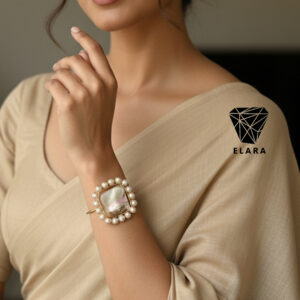 bracelet adorned with radiant pearls