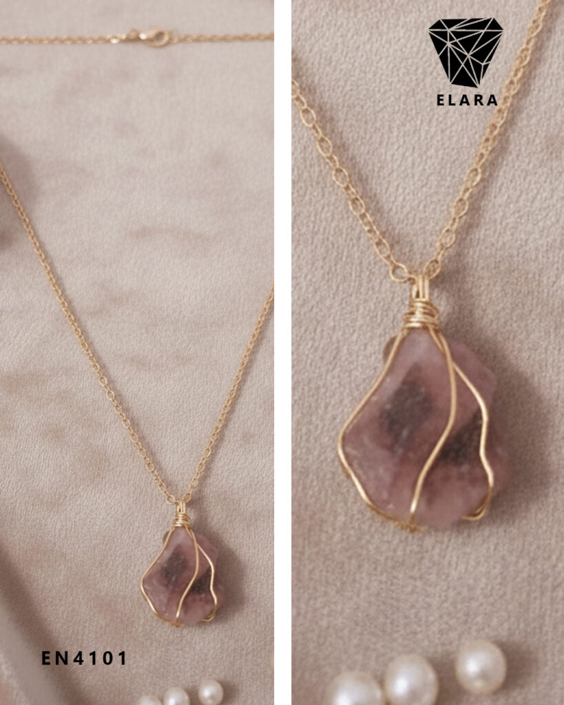Strawberry Quartz Pendant